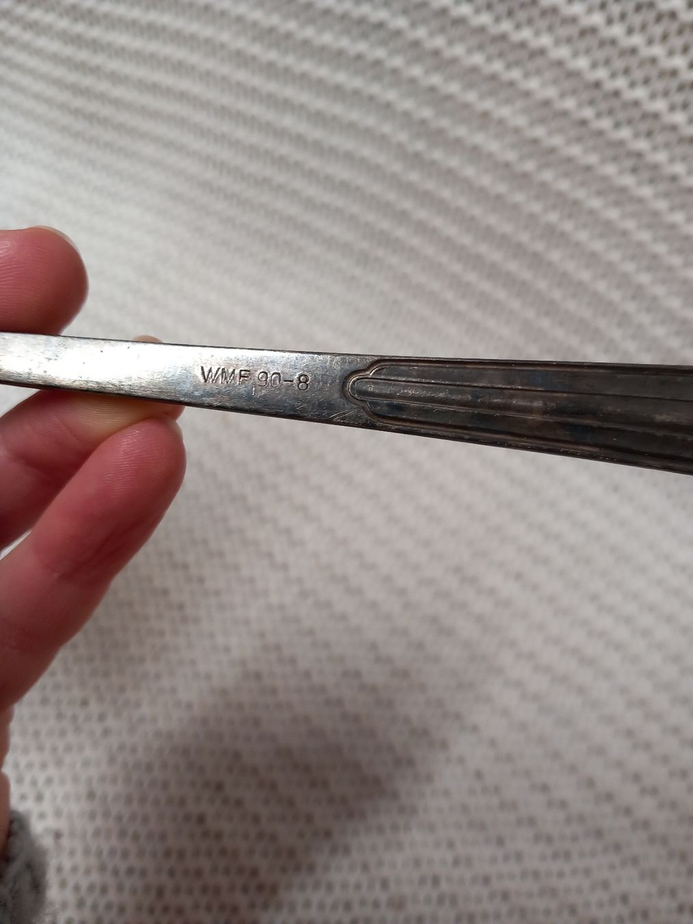 WMF Elettrodomestici da cucina: Antike Suppenkelle WMF versilbert 90-8 – Usato da Merligen venduto da muss_haben 4