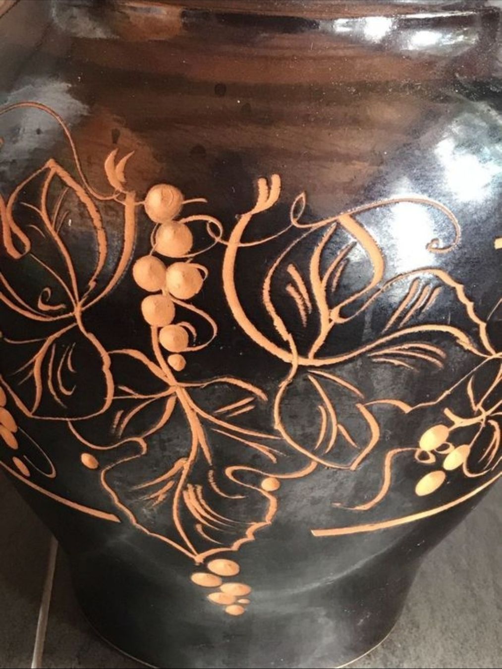Caraffe: RIESIGER KRUG/KARAFFE AUS TON BRAUN. – Usato da Buchs AG venduto da Cuescu 5