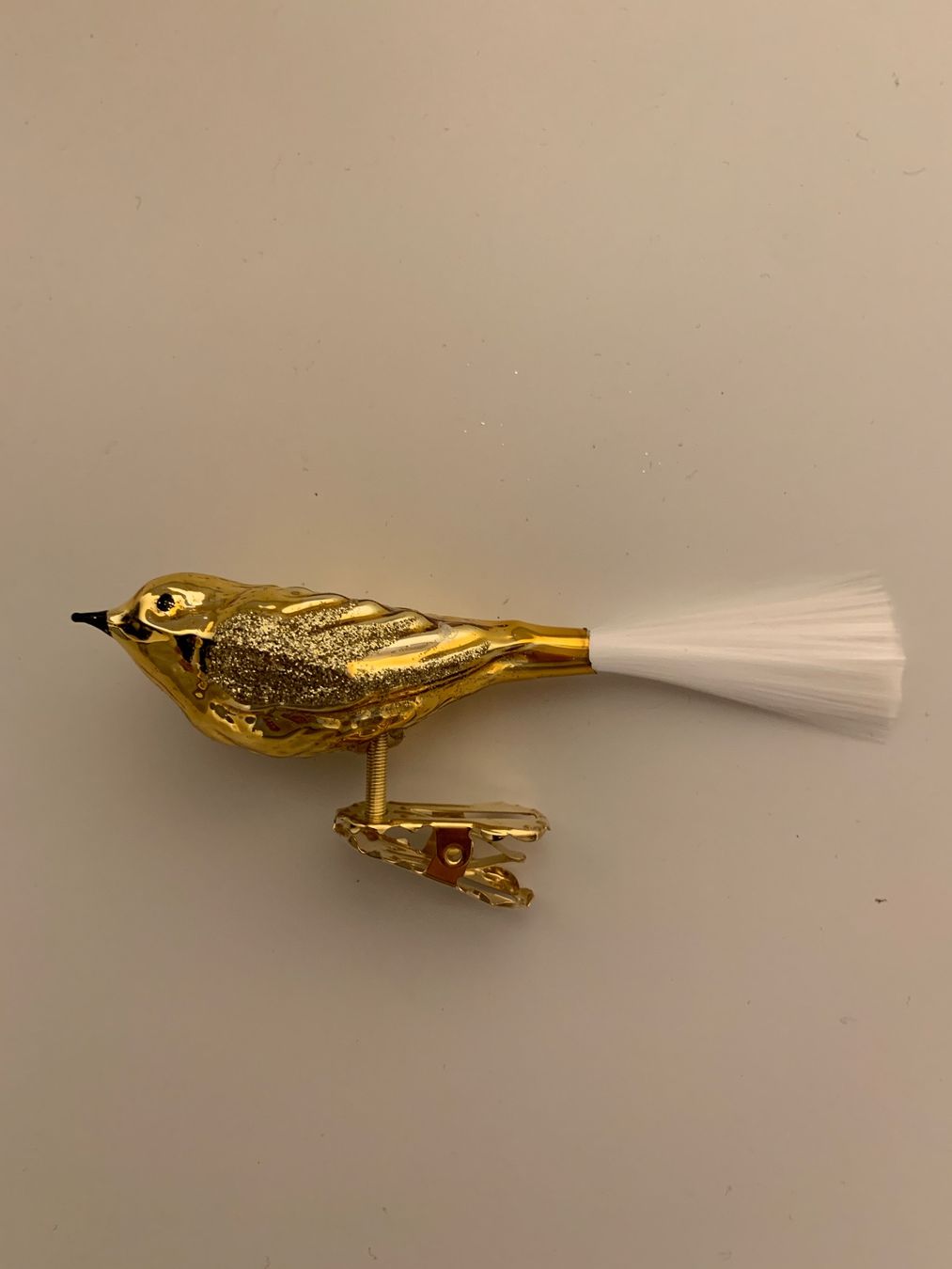 Tutte le decorazioni: Christbaumschmuck Vogel gold – Usato da Luzern venduto da Tlubrr