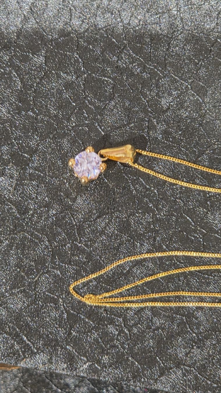 Catenine: Halskette aus Echtgold mit Geburtsstein gelb – Nuovo e nell'imballaggio originale da Hemmental venduto da GoldundGlanz 7