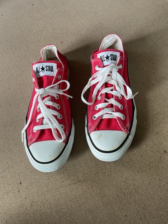 Rote Converse All Stars, Gr. 5.5/ ca. 38