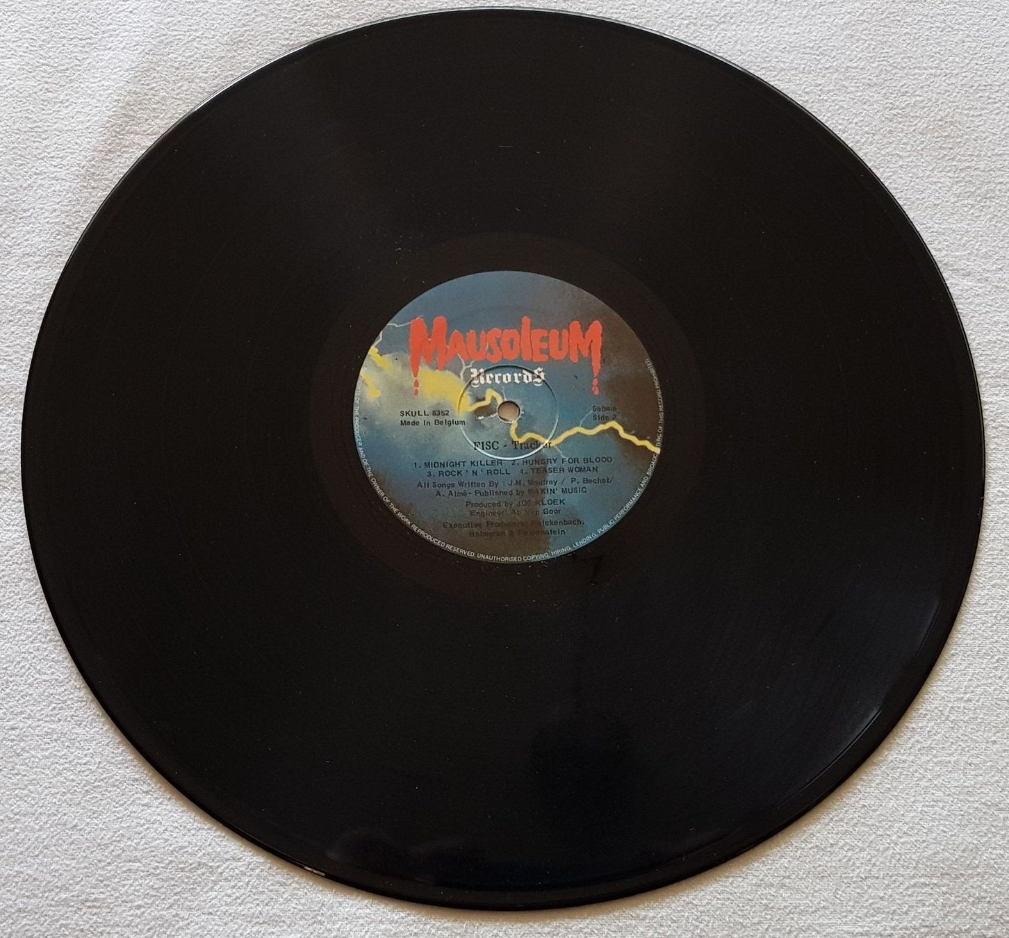 Schallplatten: Fisc - Tracker - LP - 1984 - First Press - Mausoleum Records – Gebraucht aus Uster von Zardodel 3