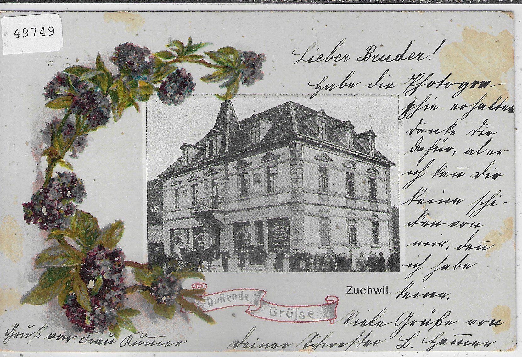 Cartes postales: Duftende Grüsse aus Zuchwil – Défectueux à Ettingen par Kartenplanet