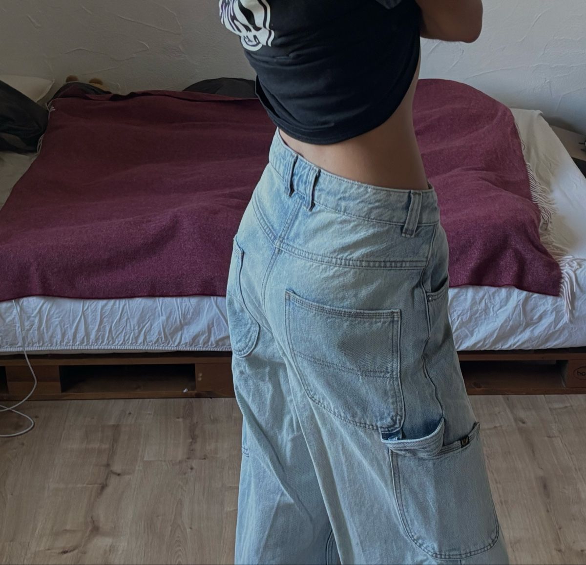 Jeans: Jeans baggy Half-Half, taille 26 – Neu (gemäss Beschreibung) aus Tavannes von callie.mcli