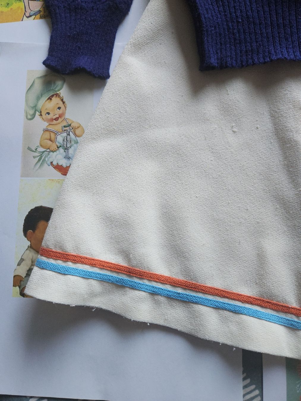 Lotti & Set di vestiti: robe et jupe ensemble réel seventies – Usato da Thônex venduto da lacomtessedesfees 3