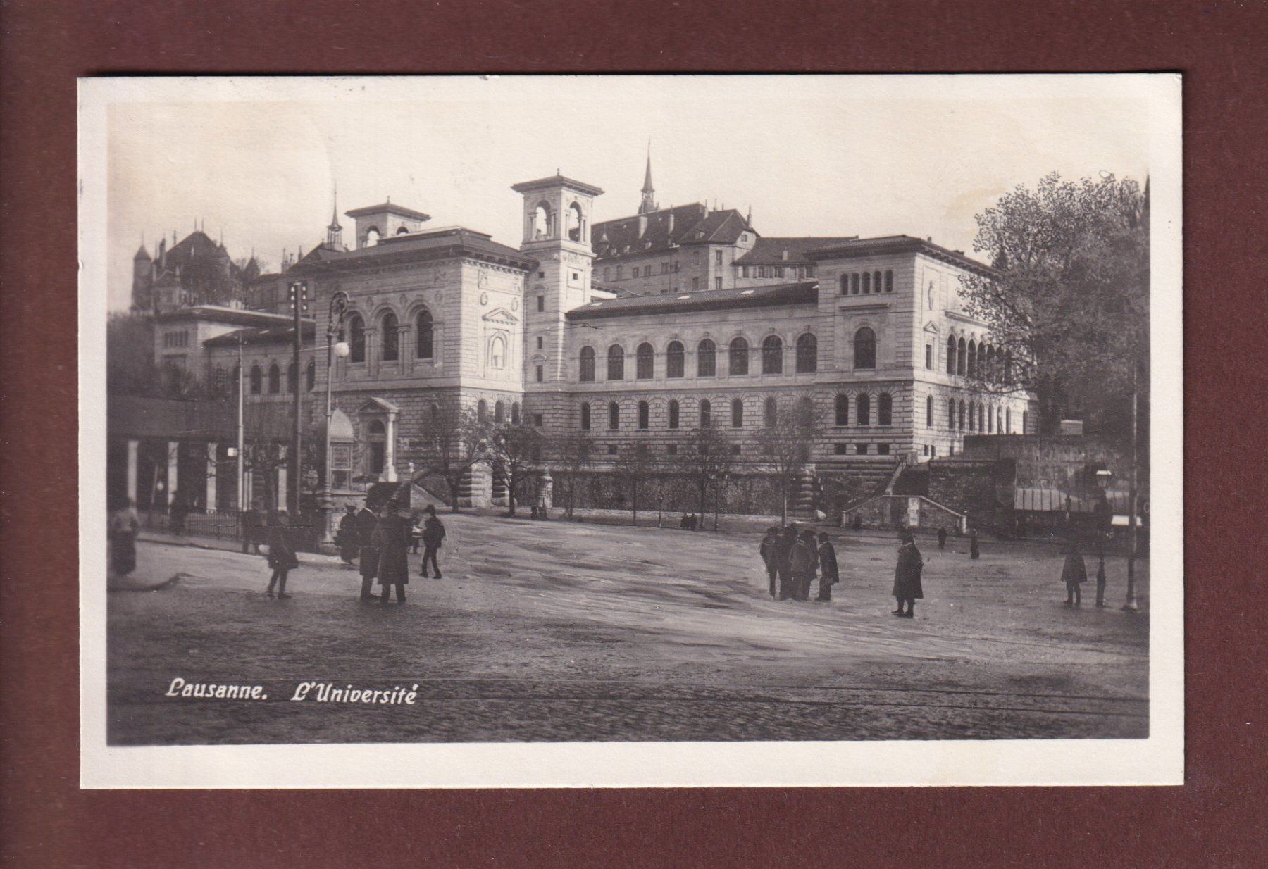 Ansichtskarten: LAUSANNE - Université - 1925 – Gebraucht aus Pully von nicecards
