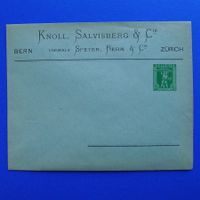 1908, Privatganzsache von Knoll Salvisberg