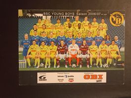 YB - BSC Young Boys - Mannschaft Autogrammkarte 2006/07