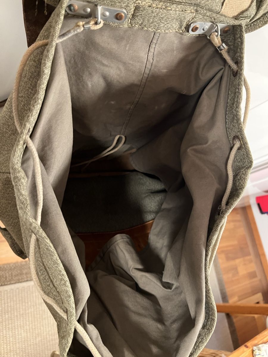 Schweizer Armee Zaini: Rucksack CH Armee 1959 – Usato da Sevelen venduto da Ritiplampi 3