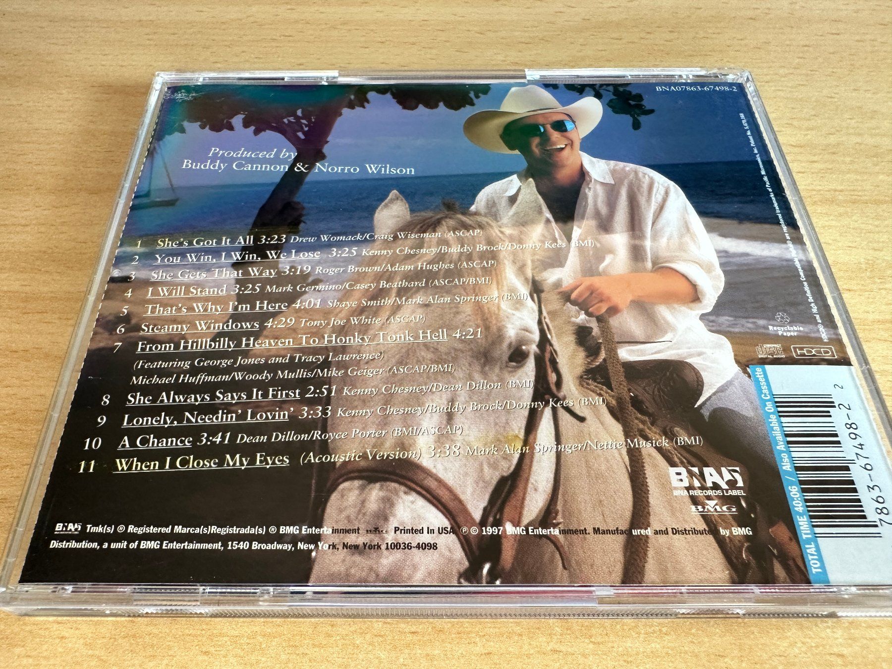 CD: Kenny Chesney – I Will Stand – Usato da Rikon im Tösstal venduto da Alpenmutz 1