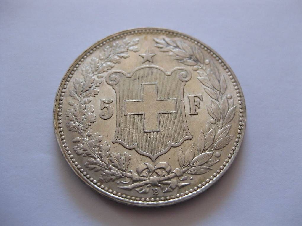 Tutti le monete: RARE 5 Fr 1916 UNZ. – Usato da MERVELIER venduto da chrichrim05 1