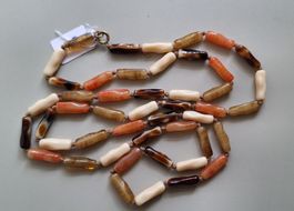 14 Kette Achat Carneol Jaspis Calcit Schmuckstein Heilstein