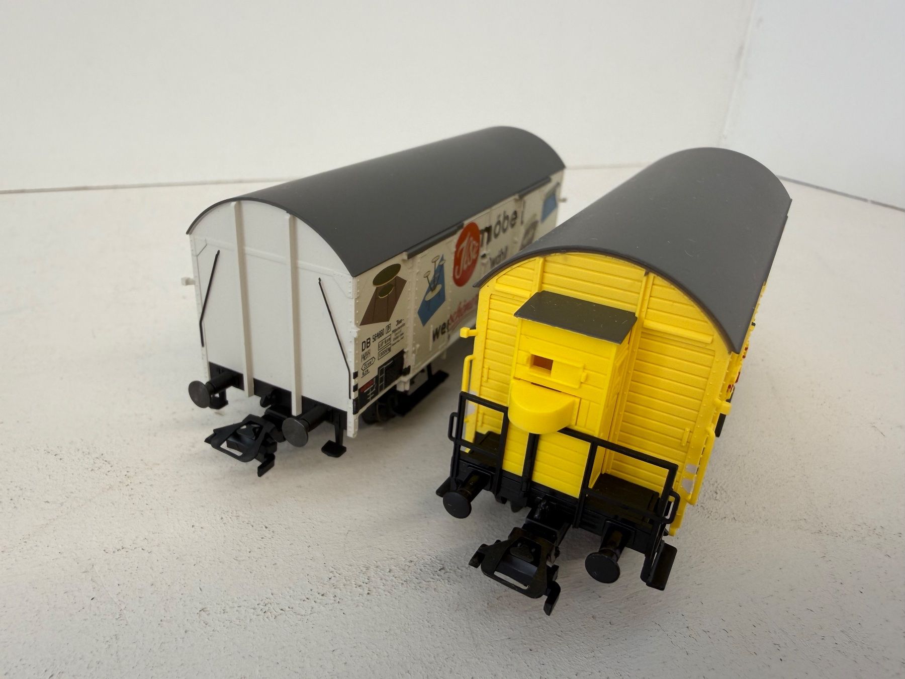 Märklin Modellini di ferrovie: Märklin 48160 + 48165 Güterwagen 2er Set der DB – Usato da Büsserach venduto da ModellbahnDepot 3