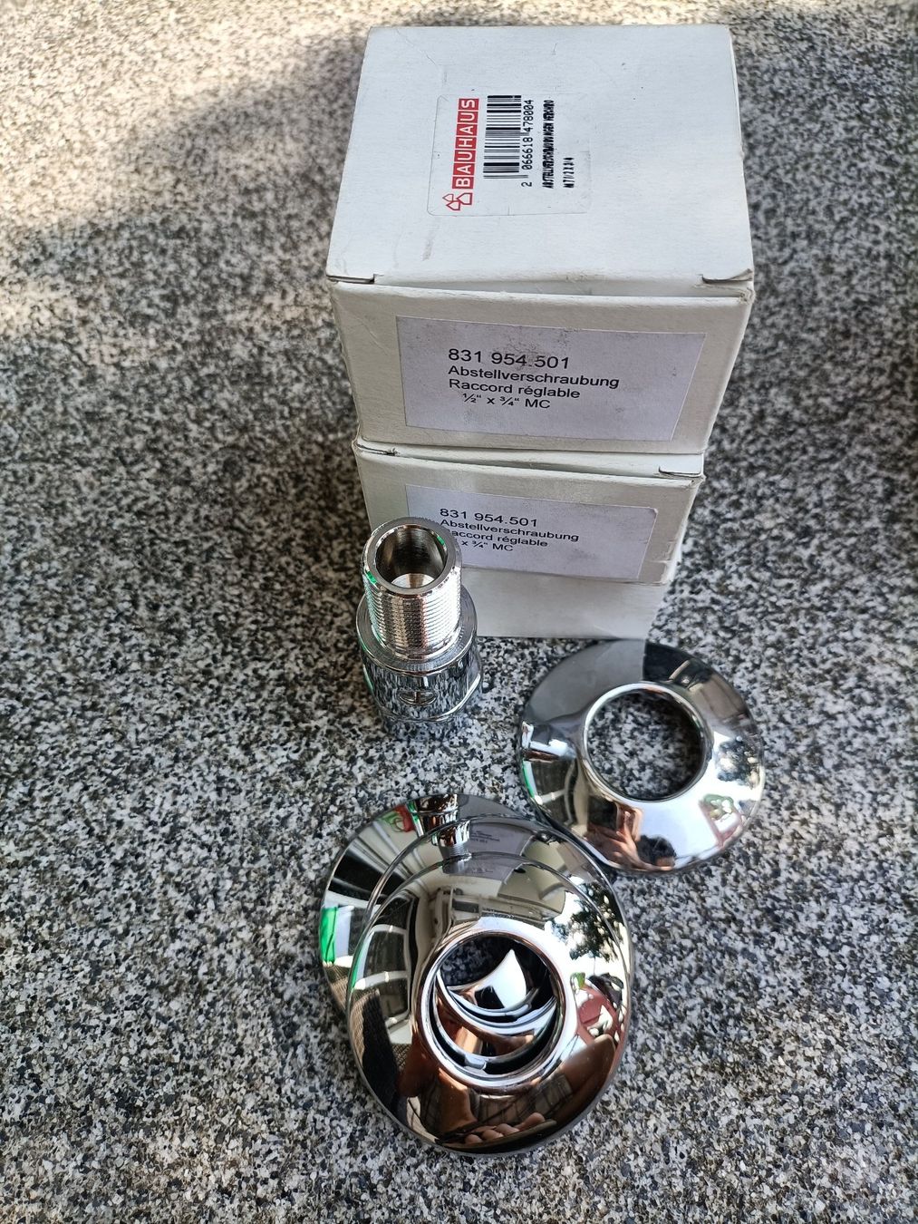 Rubinetteria: Abstellverschraubung 1/2" auf 3/4" – Nuovo (secondo la descrizione) da Rudolfstetten venduto da Ivost 3