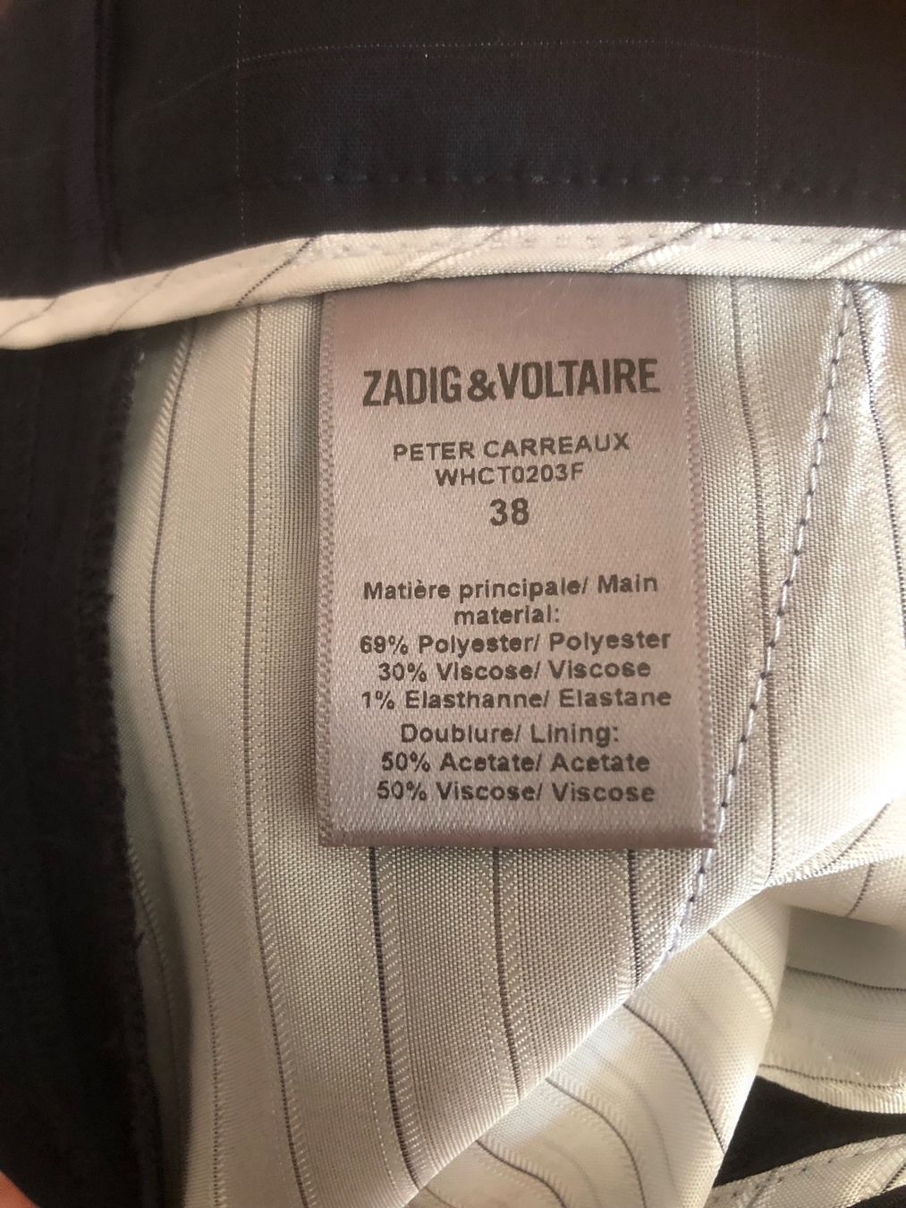 Zadig & Voltaire Pantaloni: Zadig&Voltaire – Usato da Carouge GE venduto da Lm88km 3