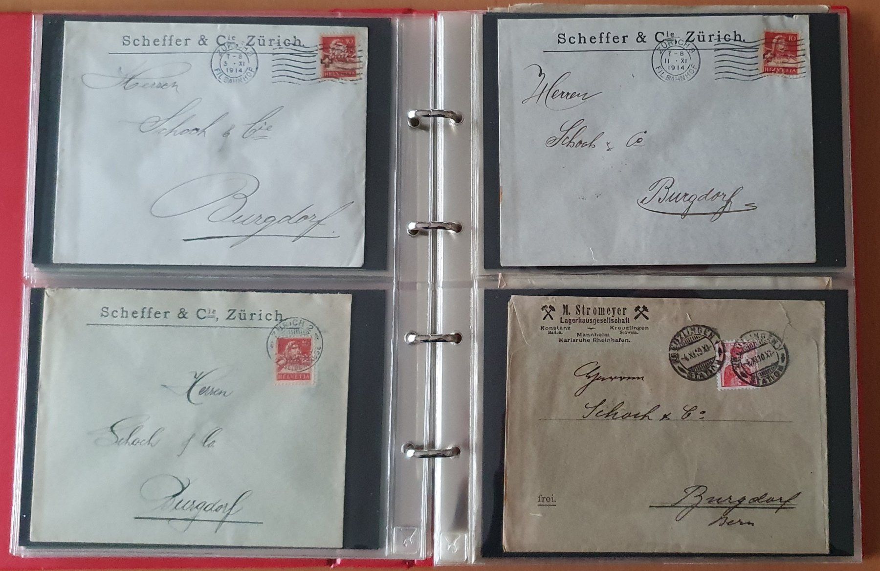 Tutti i francobolli: 85 Perfin Briefe im Album – Usato da Kreuzlingen venduto da Rschweiz1 6