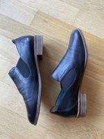 Schuhe Damen schwarz Grösse 38 Leder Chelsea Boots