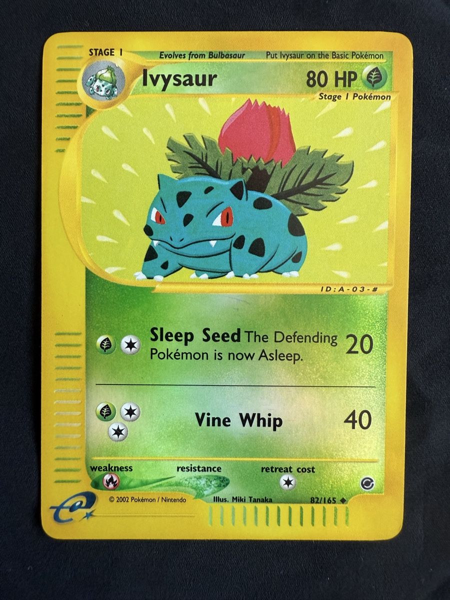 Pokémon Carte collezionabili: Reverse holo Ivysaur Pokémon Expedition - 82/165 – Nuovo (secondo la descrizione) da Winterthur venduto da SiddyPokemon