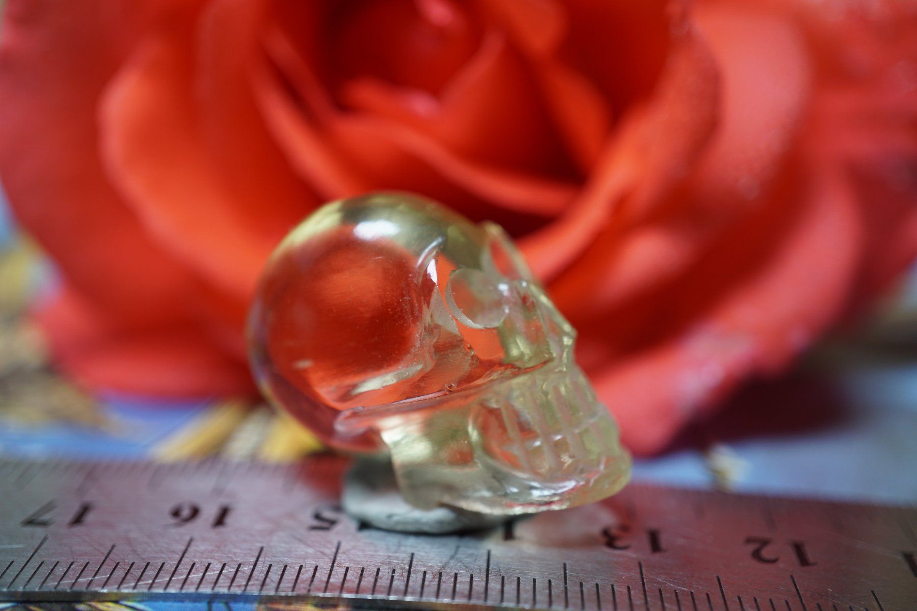 Minerali & Pietre curative: LDG Skull  Libysches  Wüstenglas    30mm – Nuovo e nell'imballaggio originale da Eschenbach SG venduto da topstone