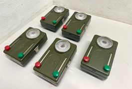 Schweizer Armee Taschenlampe 4.5V, mit Farbschieber/ 5x Set