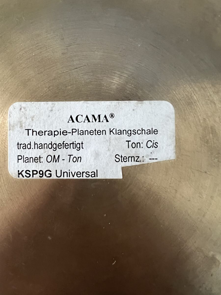 Strumenti musicali: Handgemachte Therapie-Planeten-Klangschale – Nuovo (secondo la descrizione) da Chur venduto da Benutzerin8 1