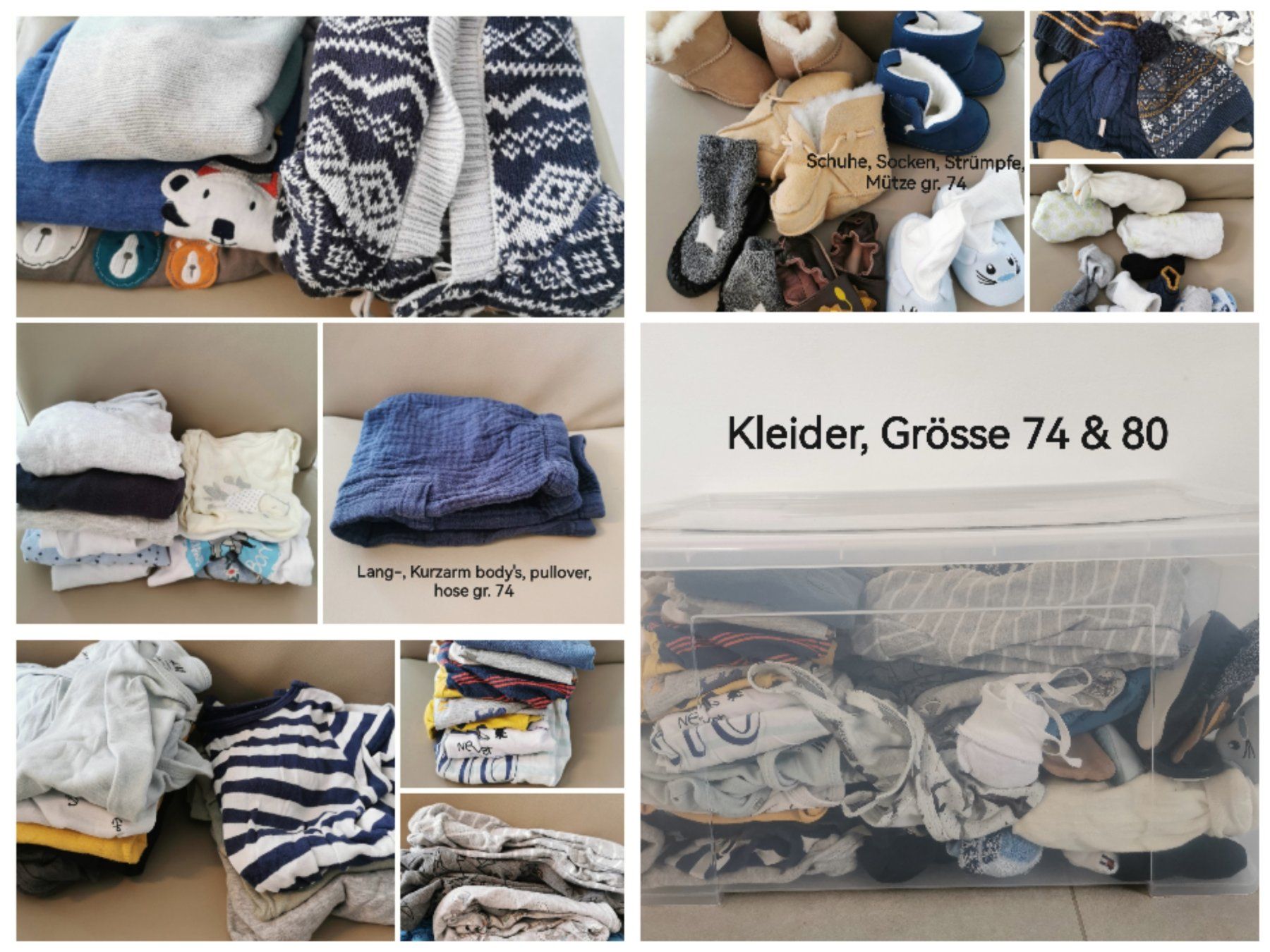 Lotti di vestiti: Kinderkleiderpaket, Gr. 74/80 – Usato da Herznach venduto da VinSer2