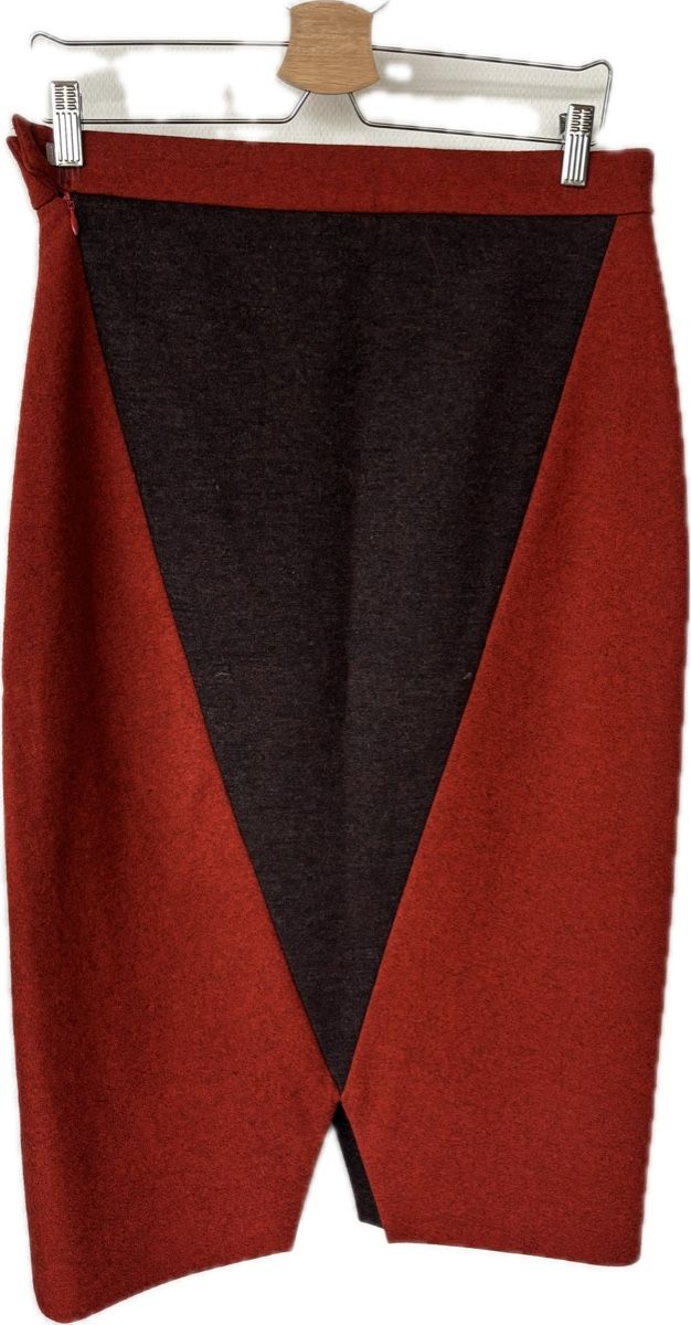 Gonne: Jupe PAMB T.40, design bicolore marron/orange – Nuovo (secondo la descrizione) da Dotzigen venduto da SecondHandGems 1