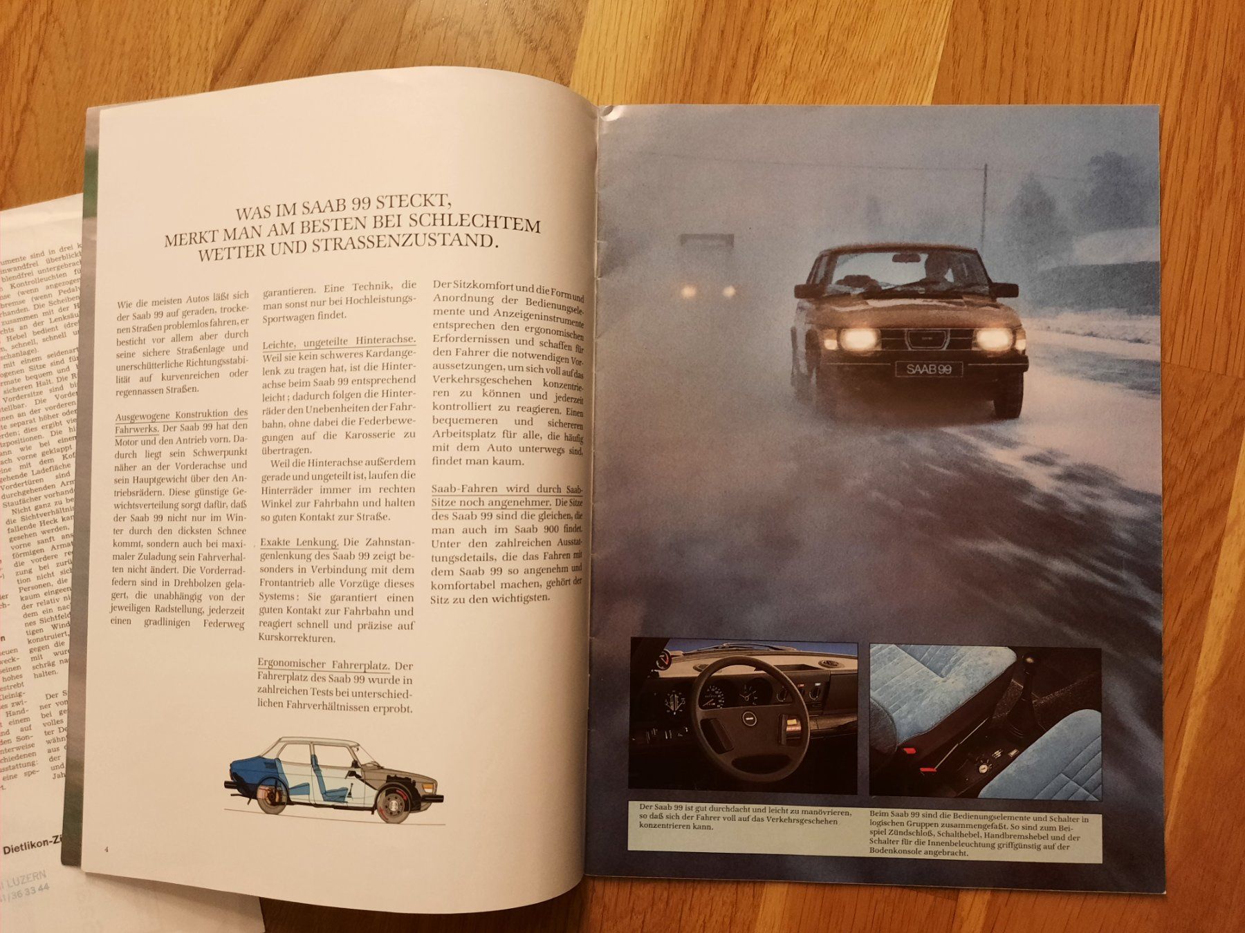 Saab Documenti: SAAB 99 1981, Prospekt – Usato da Luzern venduto da Namruk01 2