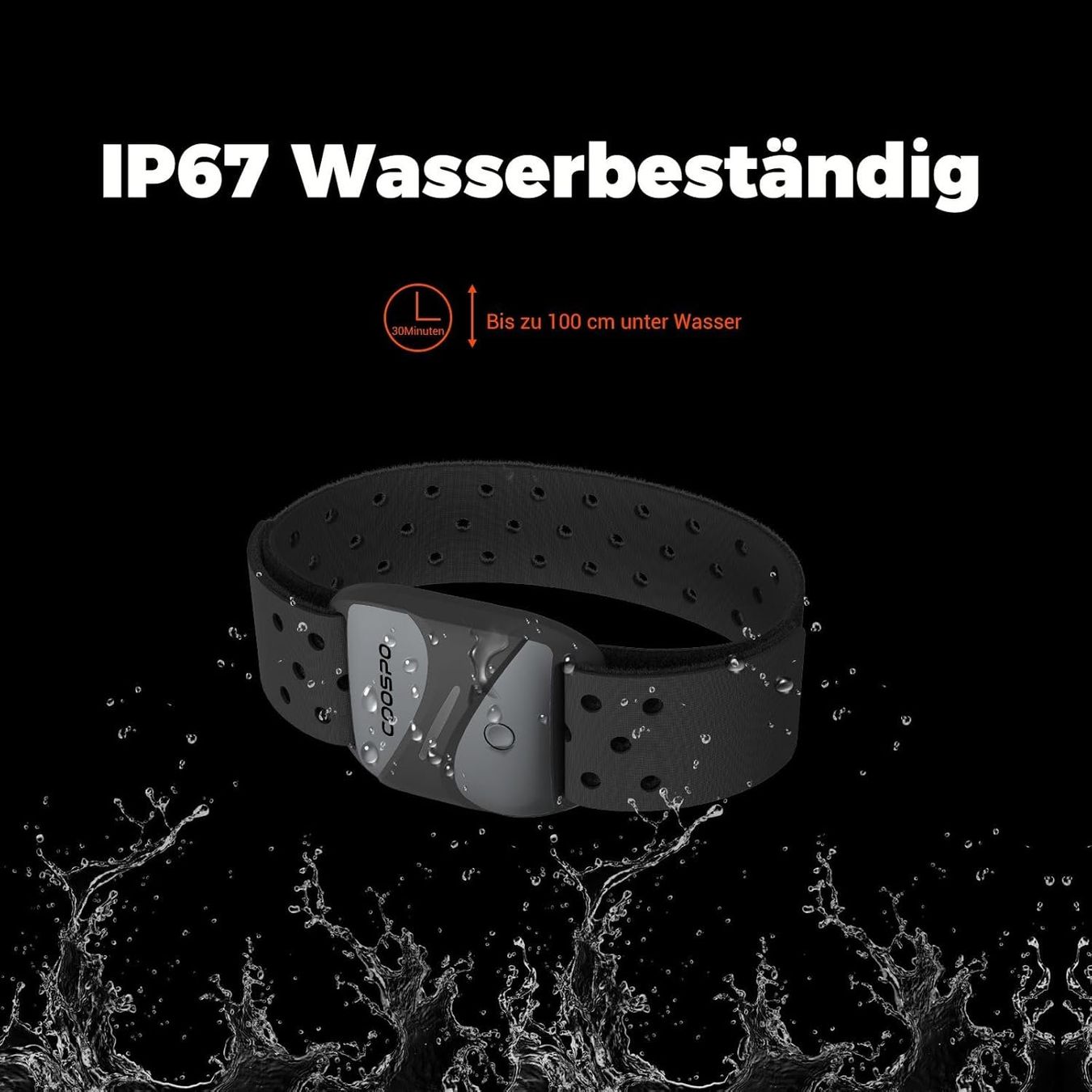 Attrezzature mediche: Sensor Herzfrequenzmesser Armband Bluetooth 5.0/ ANT+ – Nuovo e nell'imballaggio originale da Geneve venduto da Titi2008 4