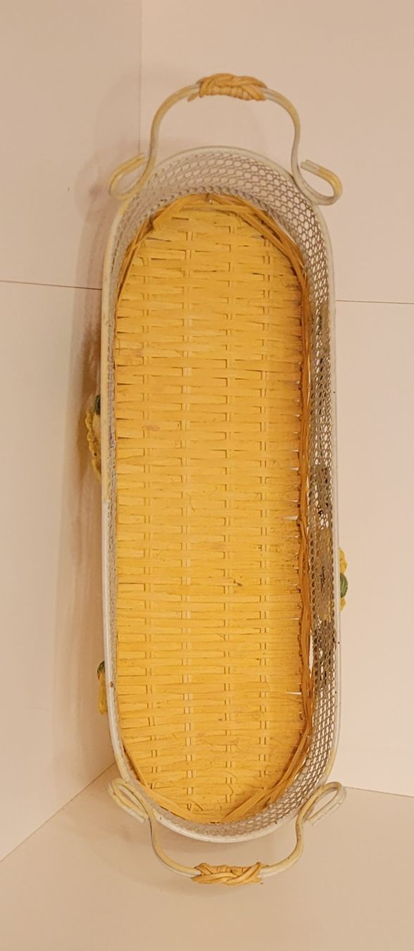Altro in Antiquarato & Arte: Jolie corbeille métal/osier – Usato da Rocourt venduto da PapyCH 1