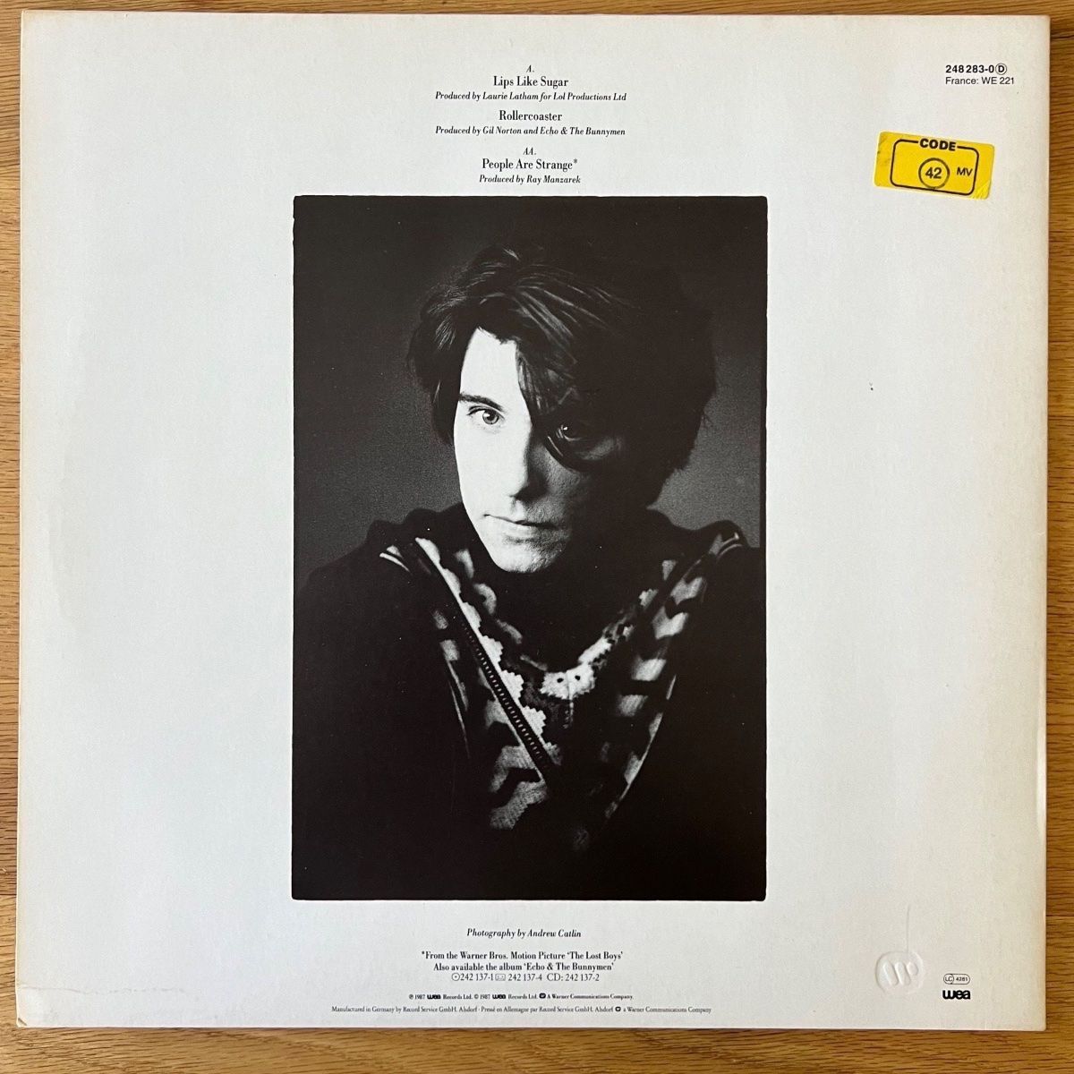Schallplatten: Echo & The Bunnymen - Lips Like Sugar / 12" Maxi - 1. D 1987 – Gebraucht aus Gais von soundcave57 1