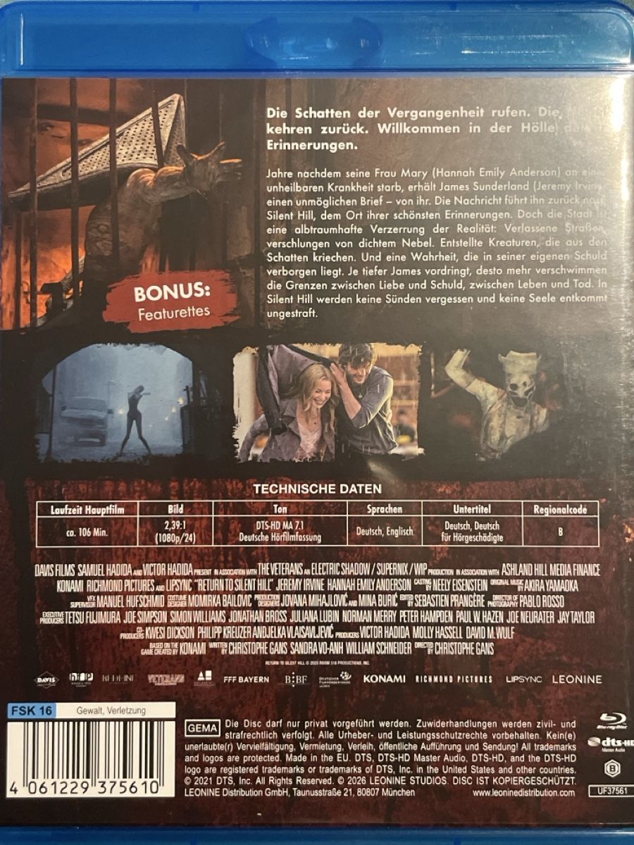 Tutti i DVDs: Return to Silent Hill (2026) – Nuovo (secondo la descrizione) da Waldenburg venduto da Gonzo8 1