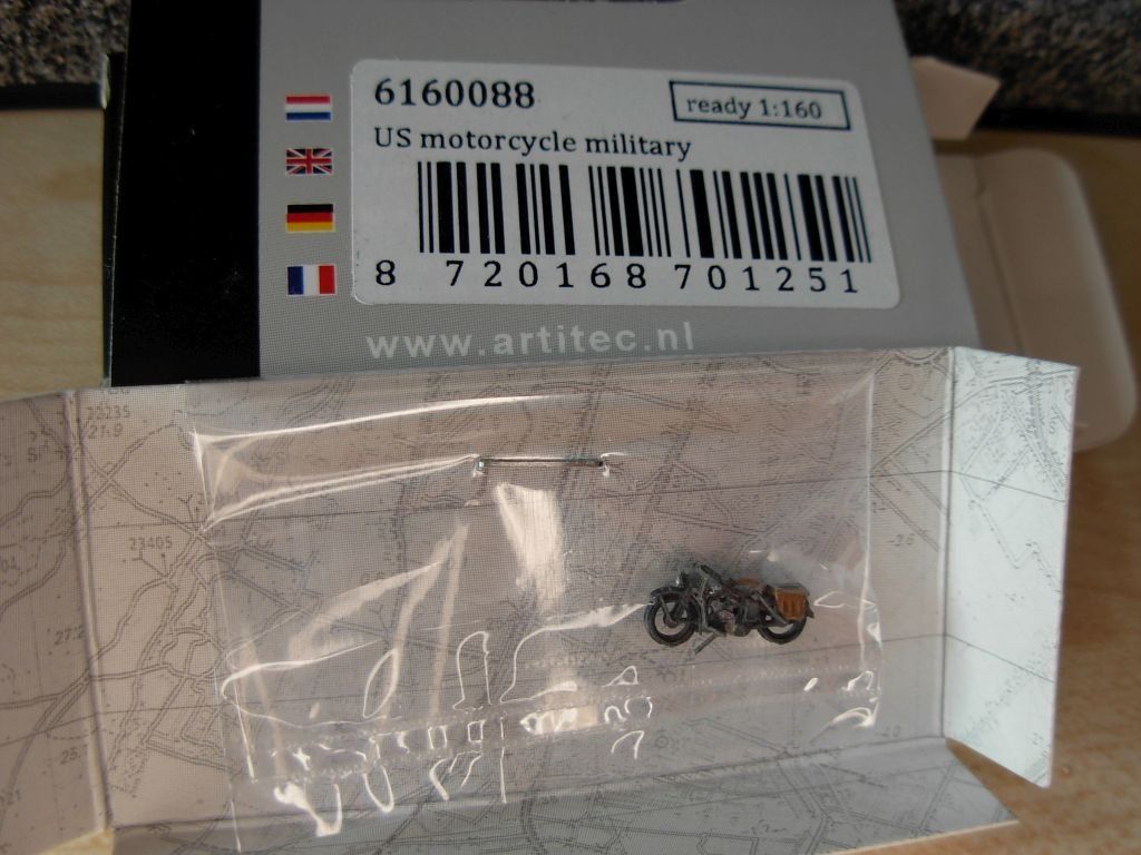Trains électriques: N: Militärmotorrad von Artitec – Neuf avec emballage d'origine à Oberrieden par Hobbyschiff