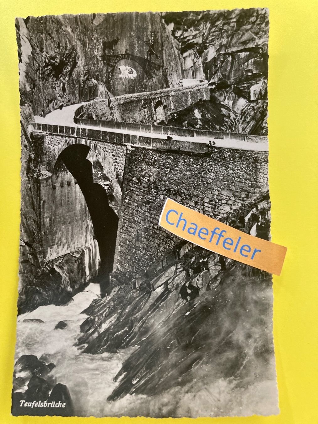 Cartoline postali: 1943 Teufelsbrücke – Usato da Zürich venduto da Chaeffeler