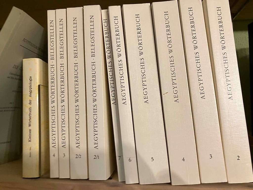 Libri: Wörterbuch der Ägyptischen Sprache – Usato da Mauren venduto da hkjfalke