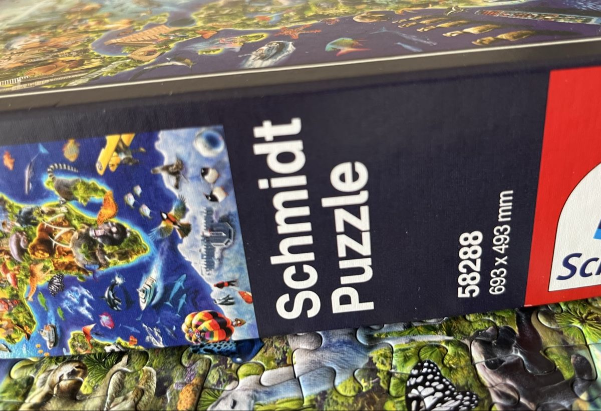 Puzzles: Schmidt Puzzle Weltkarte 1000 Teile – Neu (gemäss Beschreibung) aus Adligenswil von  3