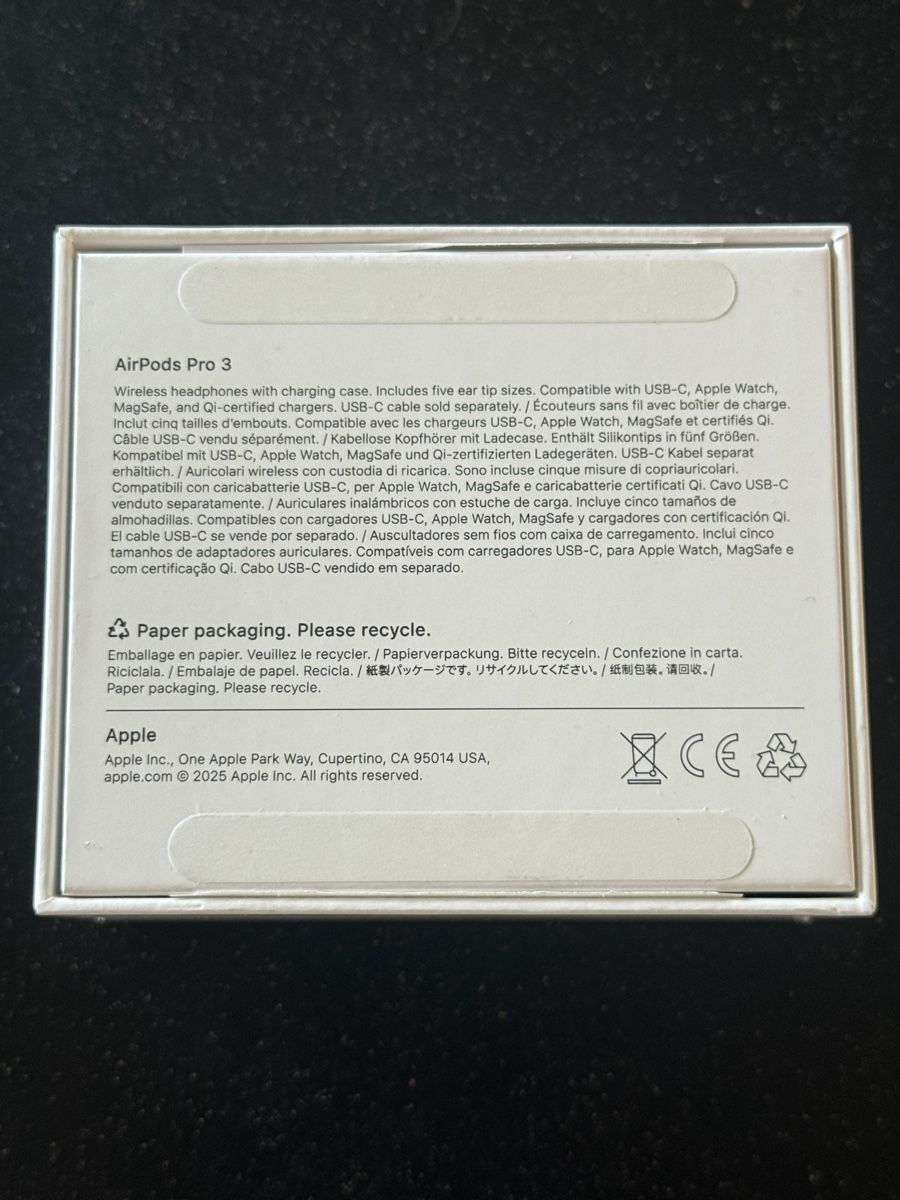 Apple Cuffie: Apple AirPods Pro 3 – Nuovo (secondo la descrizione) da Solothurn venduto da Gnaraloo 7