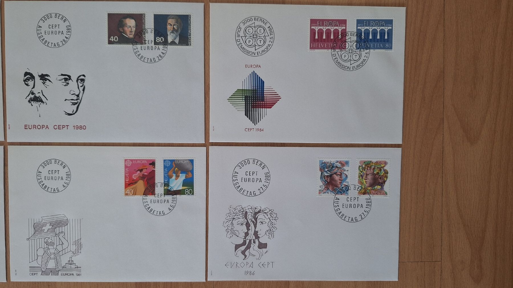 Tutti i francobolli: 18×FDC EUROPA – Nuovo (secondo la descrizione) da Pratteln venduto da walti-6060 3