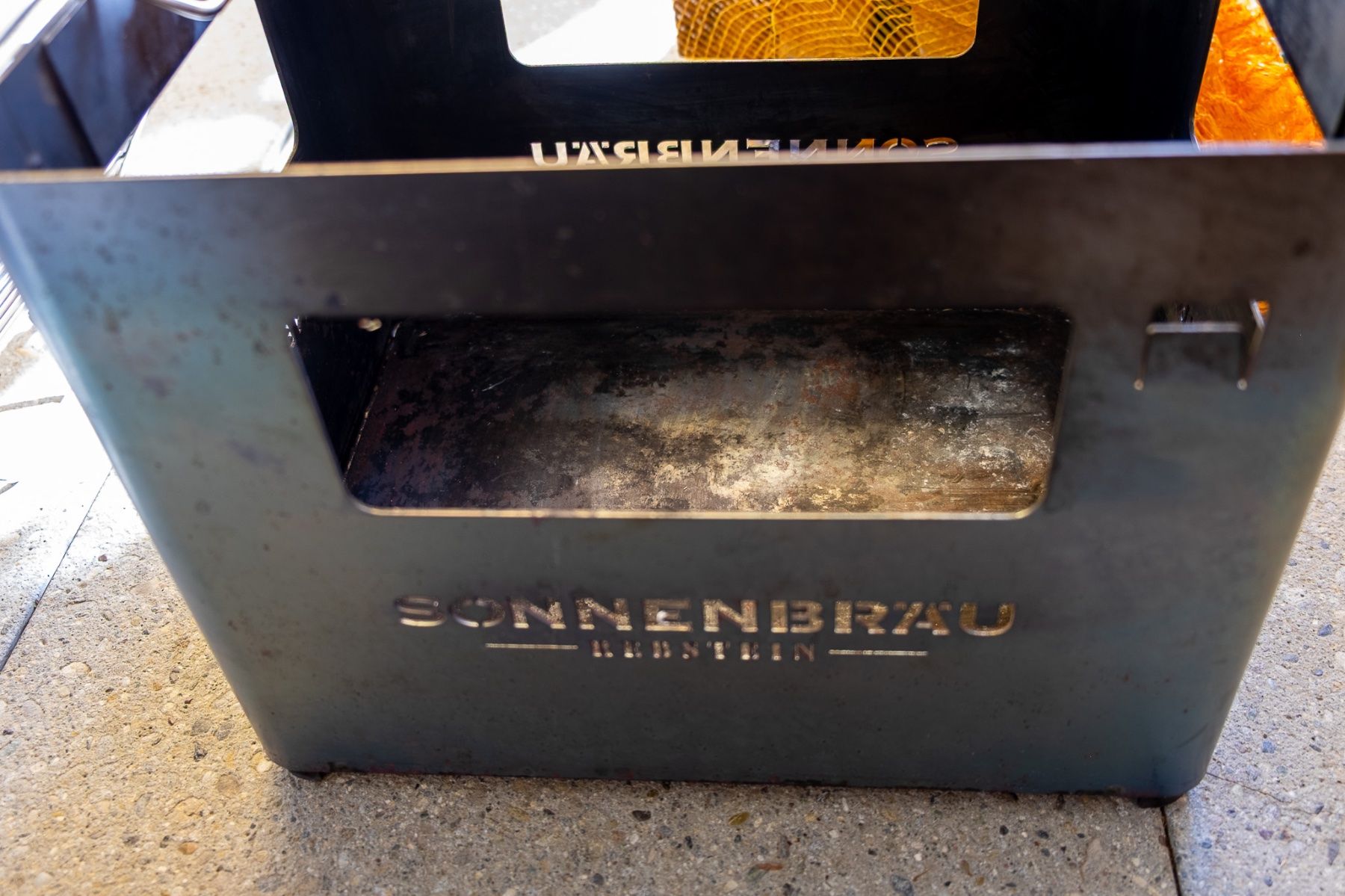 Bracieri: BEER BOX Feuerkorb - Sonnenbräu – Usato da Berneck venduto da Tschikka