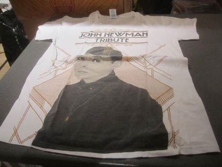 T-Shirt Grösse S, weiss, John Newman