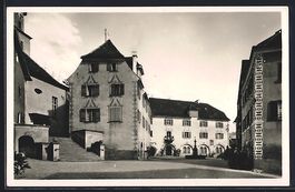 Maienfeld, Häuser und Kirche am Städtl