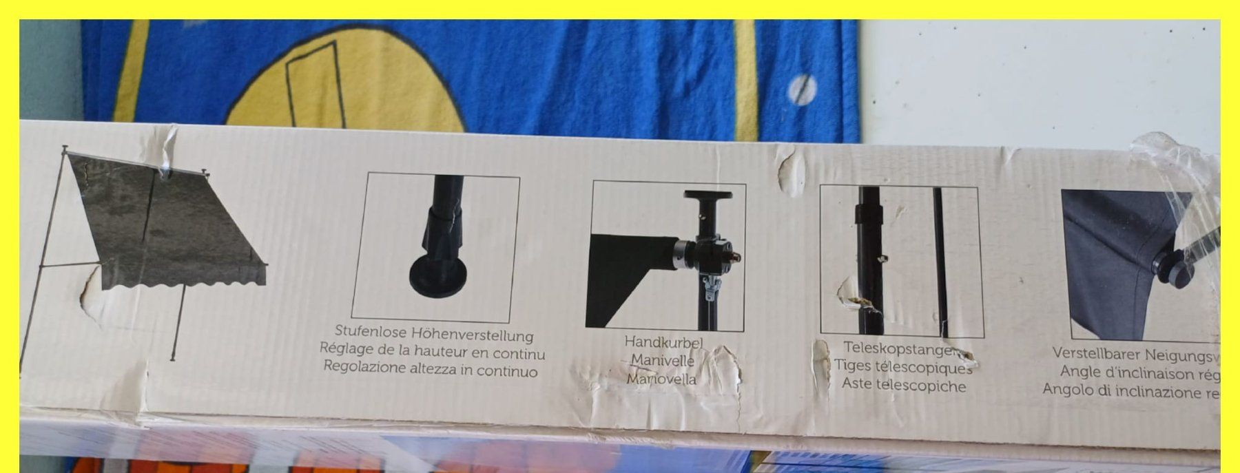 Tende da sole: Marquise/store .Terasse oder Balkon idealer Platz!NEW! – Nuovo e nell'imballaggio originale da Payerne venduto da jea_m6nb 5