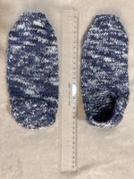 Warme, handgestrickte Wollsocken, Grösse 38/39, Winter