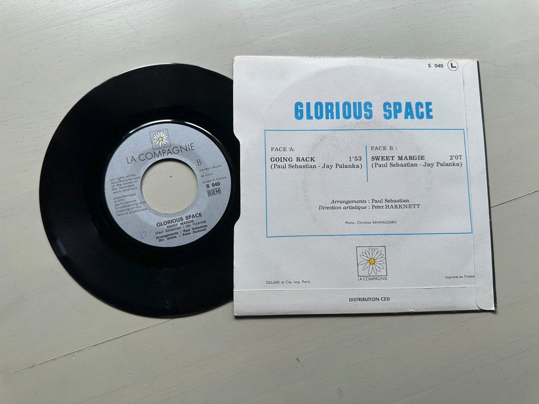 Vinyles: GLORIOUS SPACE rare Going back Single Progressive Rock 70's – D'occasion à Basel par Partridge 1