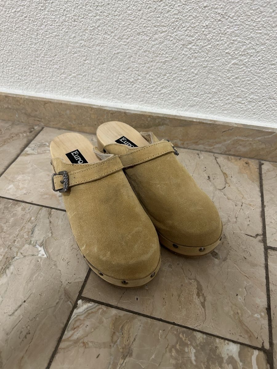 Scarpe da donna: Holz-Zockel Wildleder in beige – Usato da Zürich venduto da sop_82jx