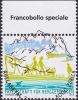 2015, Nr.1552 Berggemeinde mit Ersttags-Voll-Stempel + TABS