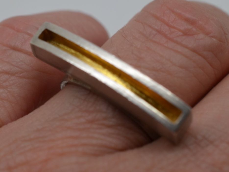 Anelli: Bague argent et doré 925 9.5gr – Usato da La Croix (Lutry) venduto da OMEGA07