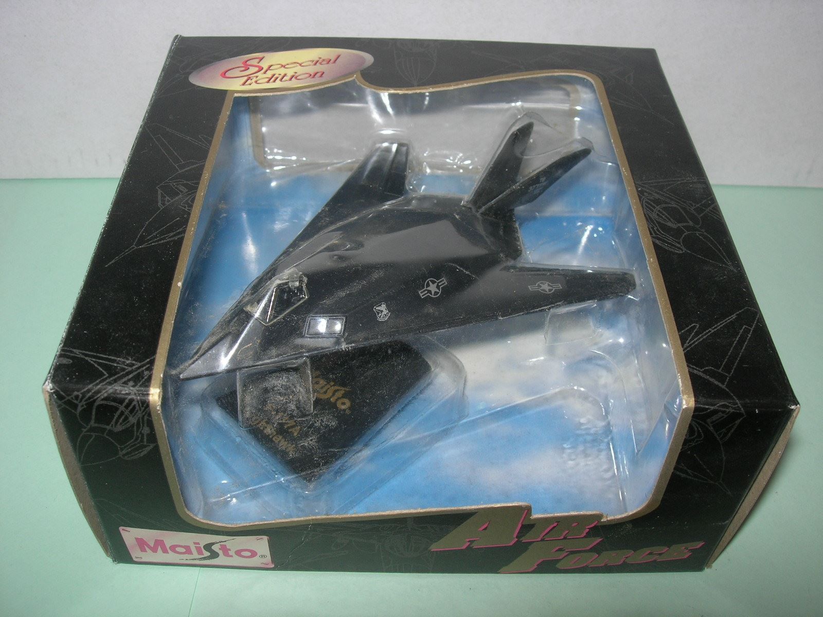 Maisto Kit di modellismo & Modellini statici: F-117A Nighthawk ° Maisto 1:87 – Nuovo e nell'imballaggio originale da Hornussen venduto da Amw 5