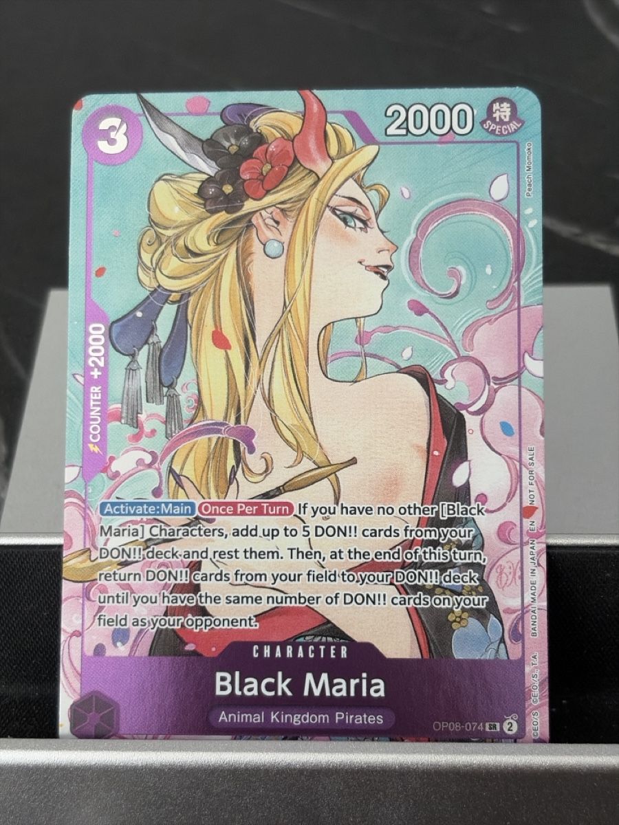 Bandai Carte collezionabili: One Piece OP08-074 Black Maria, Englisch – Nuovo (secondo la descrizione) da St. Gallen venduto da cambitcg