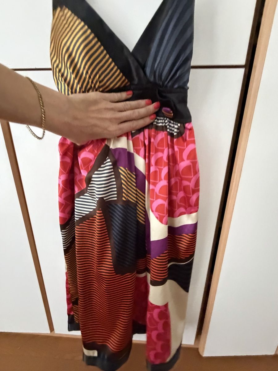 Vestiti: Satin Cocktailkleid – Usato da Luzern venduto da THINGS-11 3